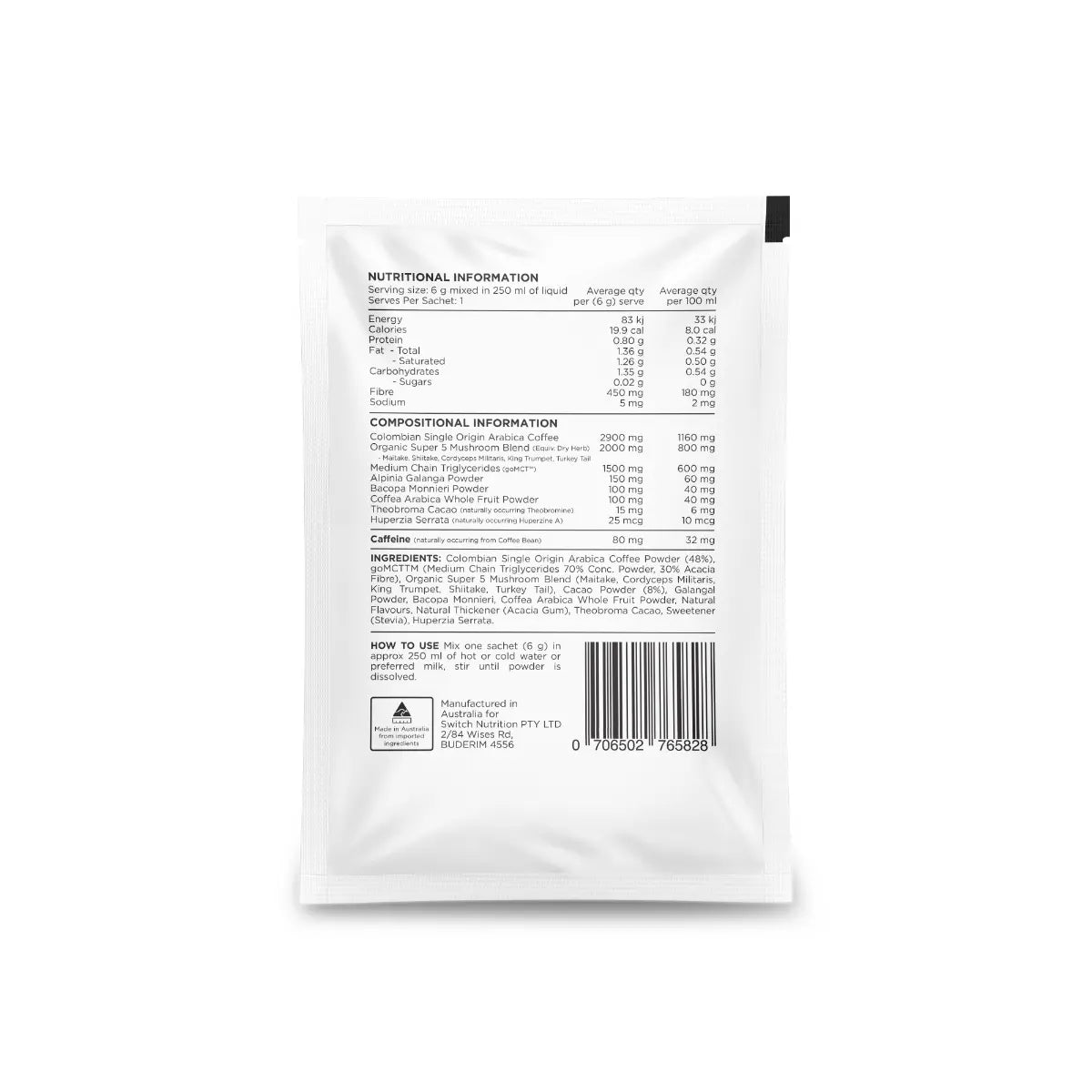 Coffee Switch by Switch Nutrition