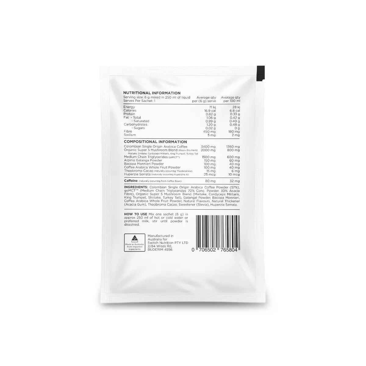 Coffee Switch by Switch Nutrition