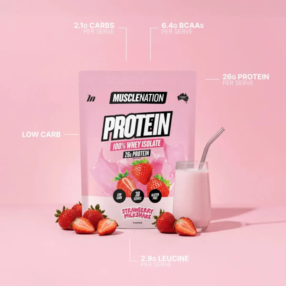 Muscle Nation 100% Whey Isolate Protein