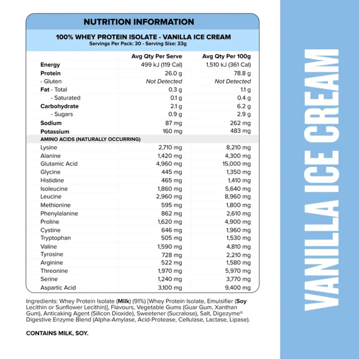 Muscle Nation 100% Whey Isolate Protein