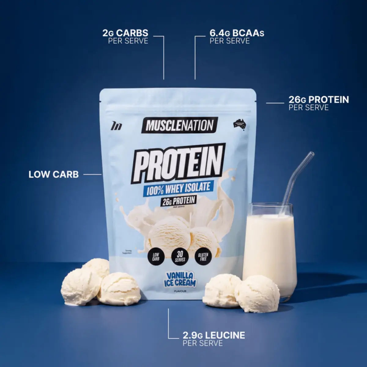 Muscle Nation 100% Whey Isolate Protein