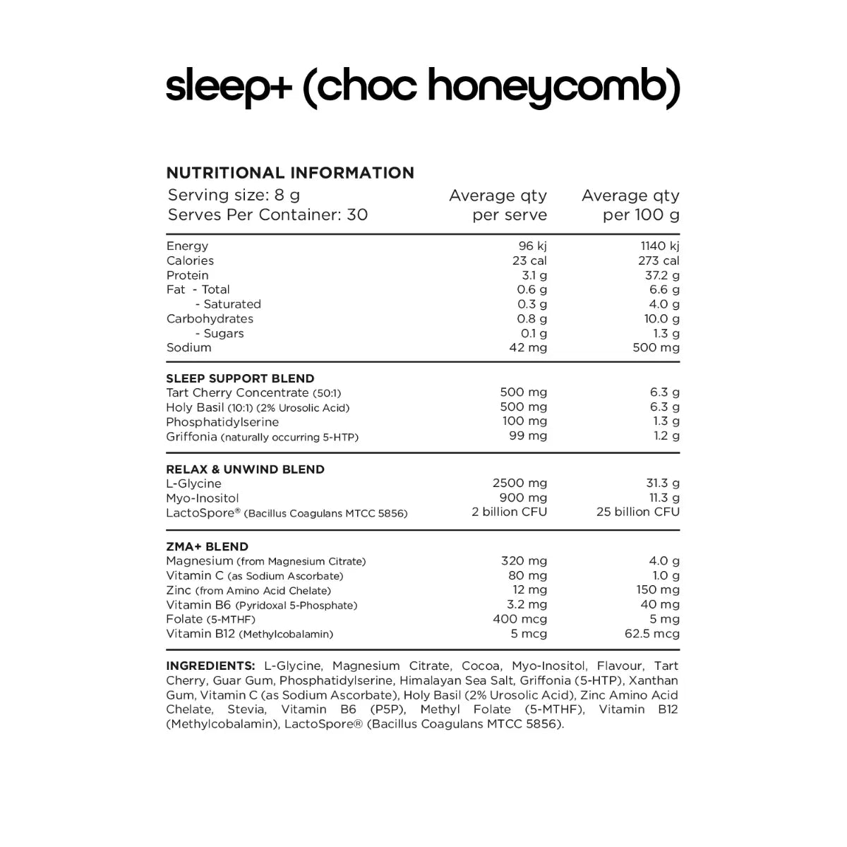 Sleep by Switch Nutrition