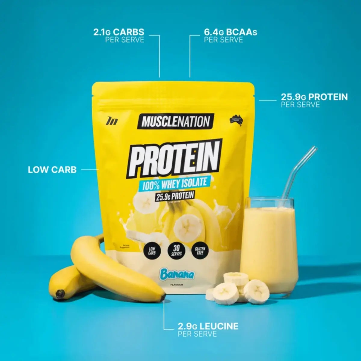 Muscle Nation 100% Whey Isolate Protein