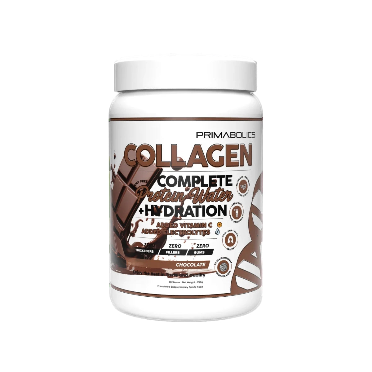 Complete Collagen Protein Water + Hydration by Primabolics
