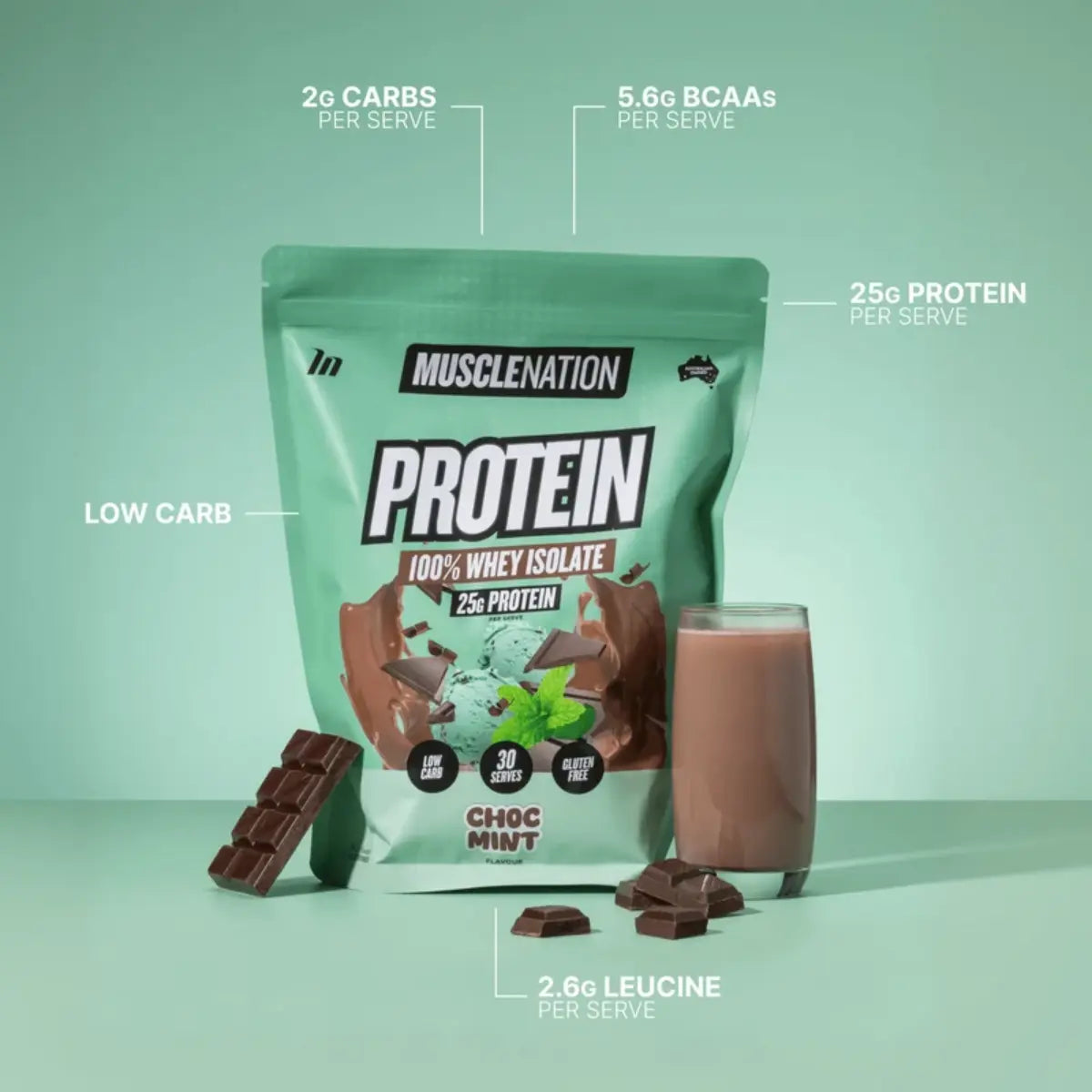 Muscle Nation 100% Whey Isolate Protein