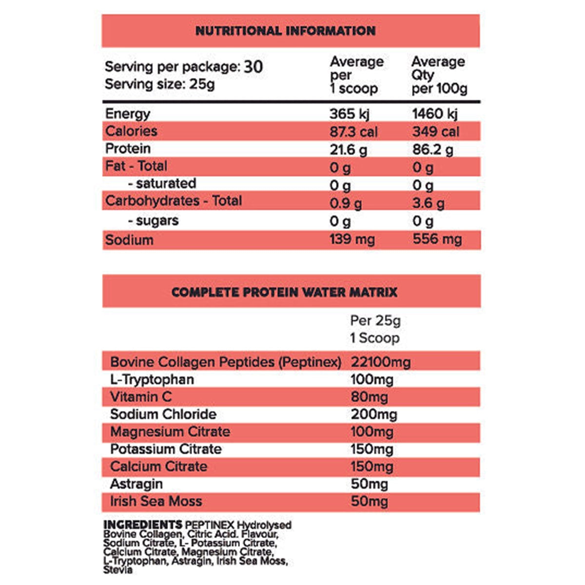 Complete Collagen Protein Water + Hydration by Primabolics