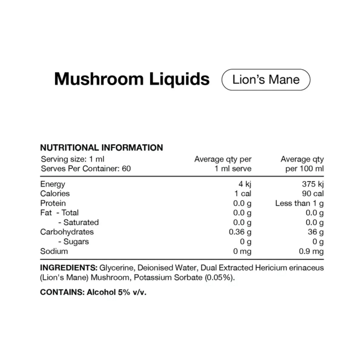 Lions Mane by Switch Nutrition