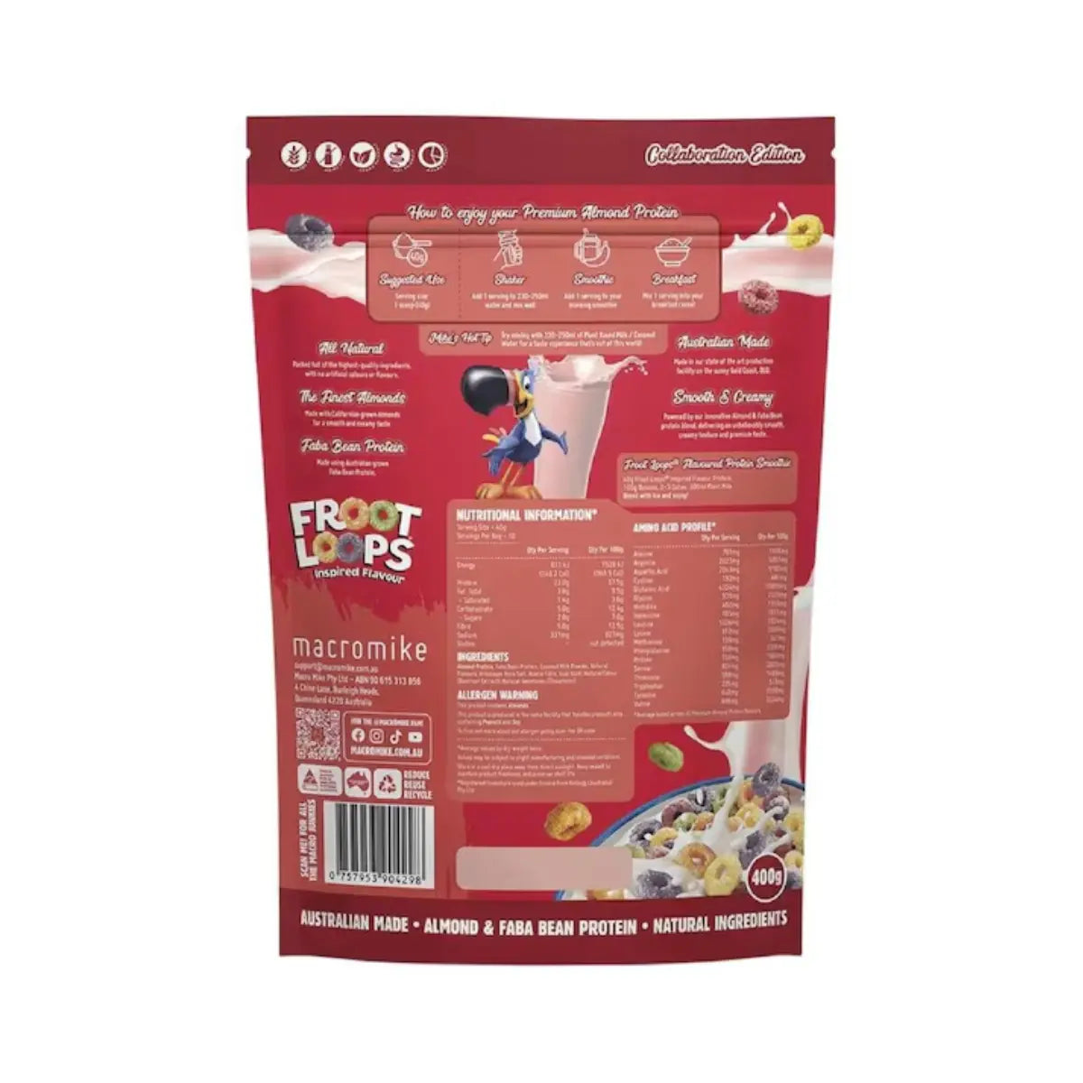 Macro Mike - Premium Almond Protein 800g