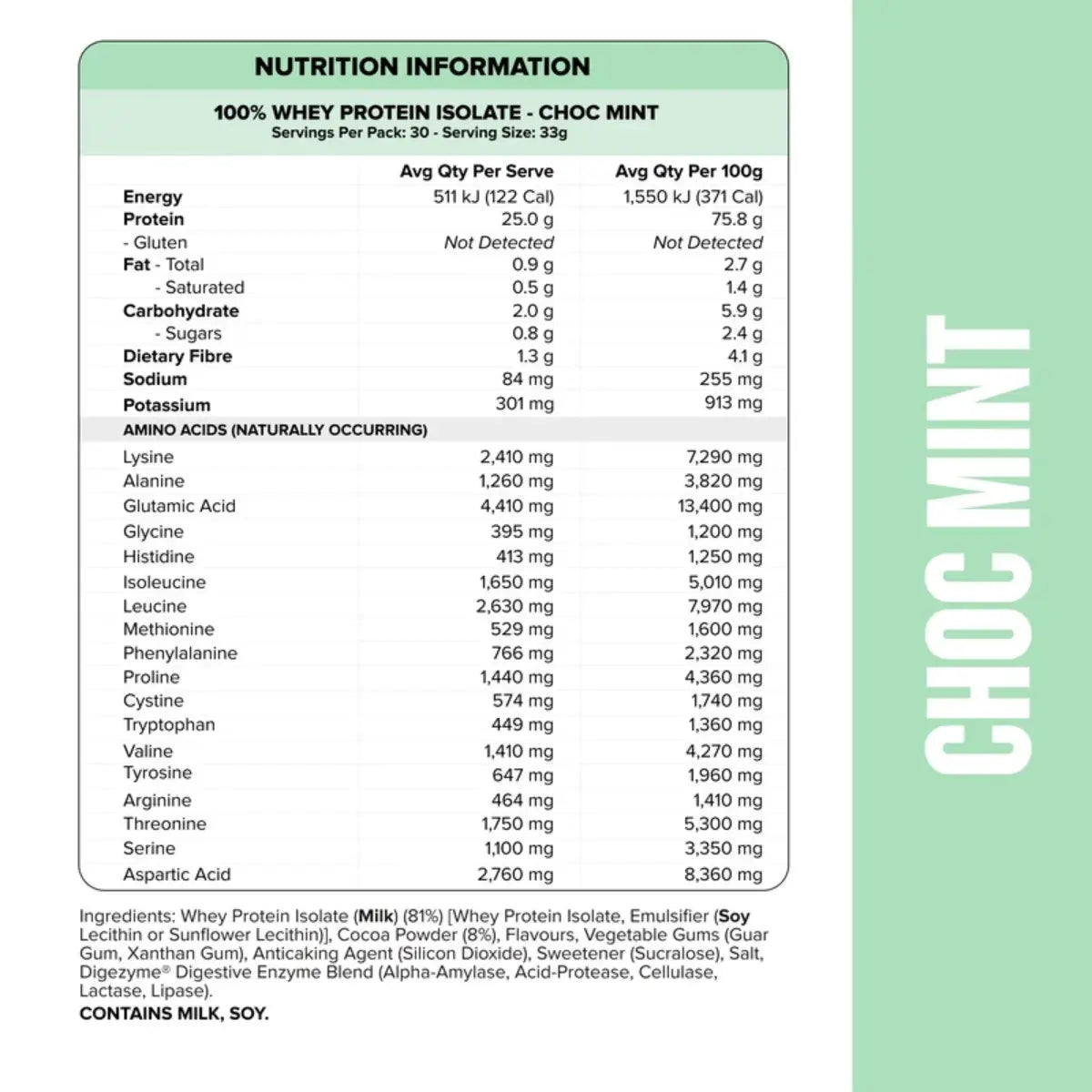 Muscle Nation 100% Whey Isolate Protein