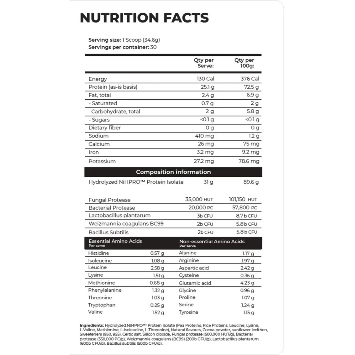 DayOne - Isolate Hydrolyzed Protein