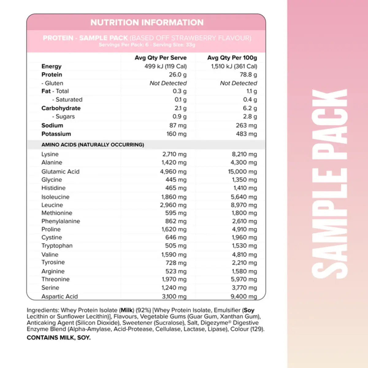 Muscle Nation 100% Whey Isolate Protein
