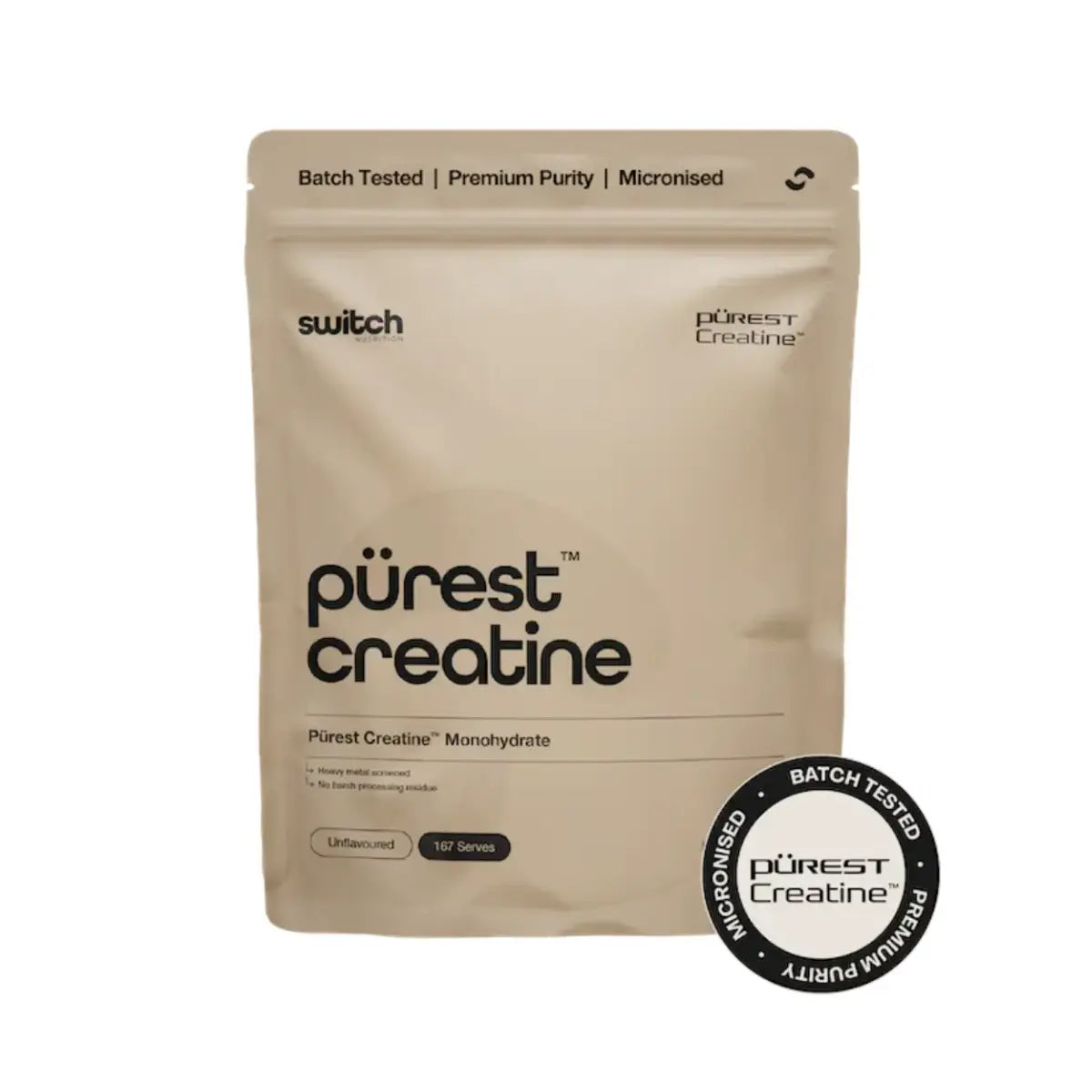 Purest Creatine Monohydrate By Switch Nutrition