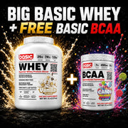 BIG BASIC WHEY + FREE BASIC BCAA