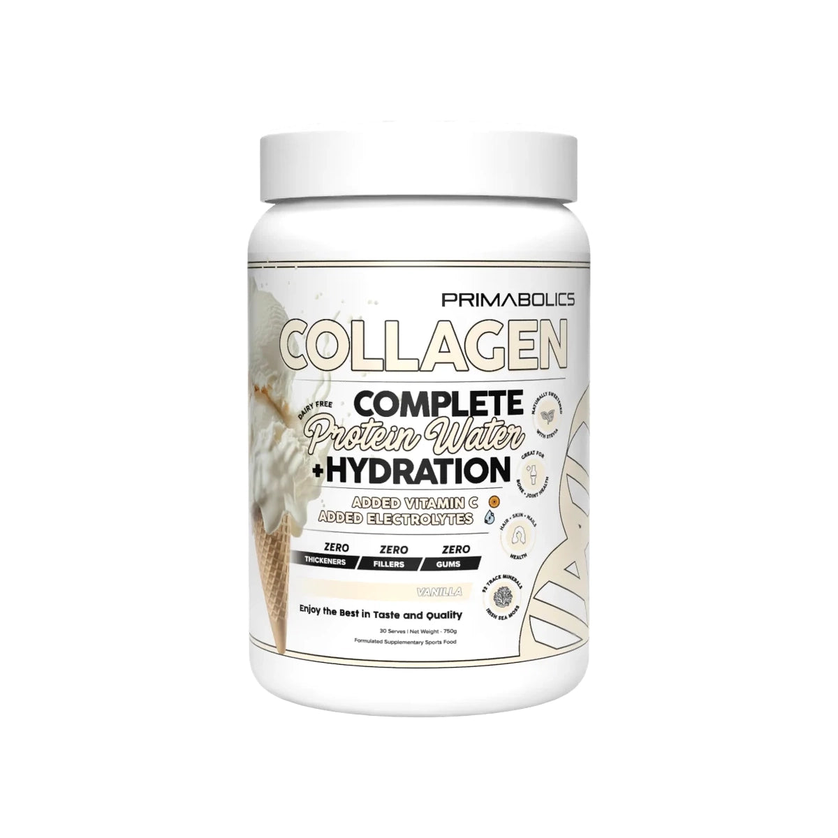 Complete Collagen Protein Water + Hydration by Primabolics