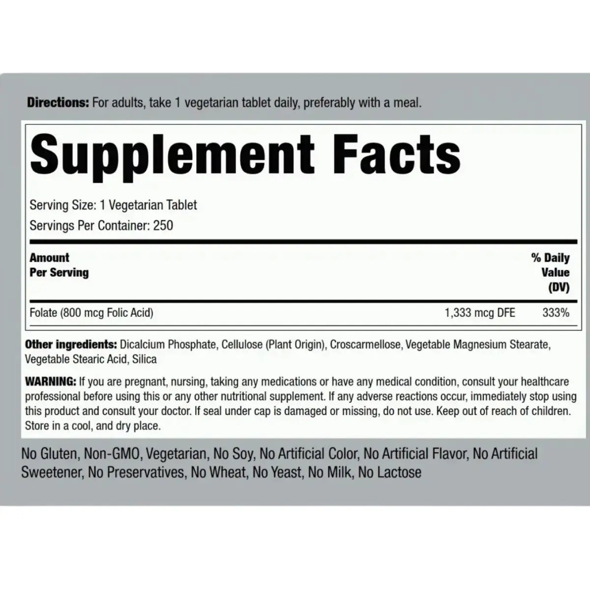 Piping Rock Folic Acid