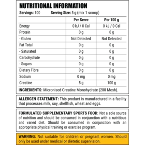 Creatine Monohydrate 1