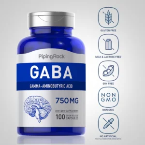 GABA Gamma Aminobutyric Acid 750 mg 1