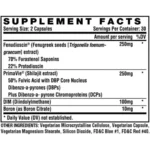 Nutrex Research Alpha T Capsules 60 Serve Supplment Fact 1