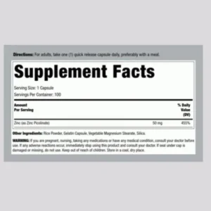 Zinc Picolinate 50 1