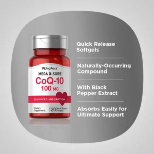 COQ 10 100 MG By Piping Rock 2 webp