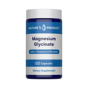 Magnesium Glycinate With L Theanine Rhodiola by Natural Vitality webp