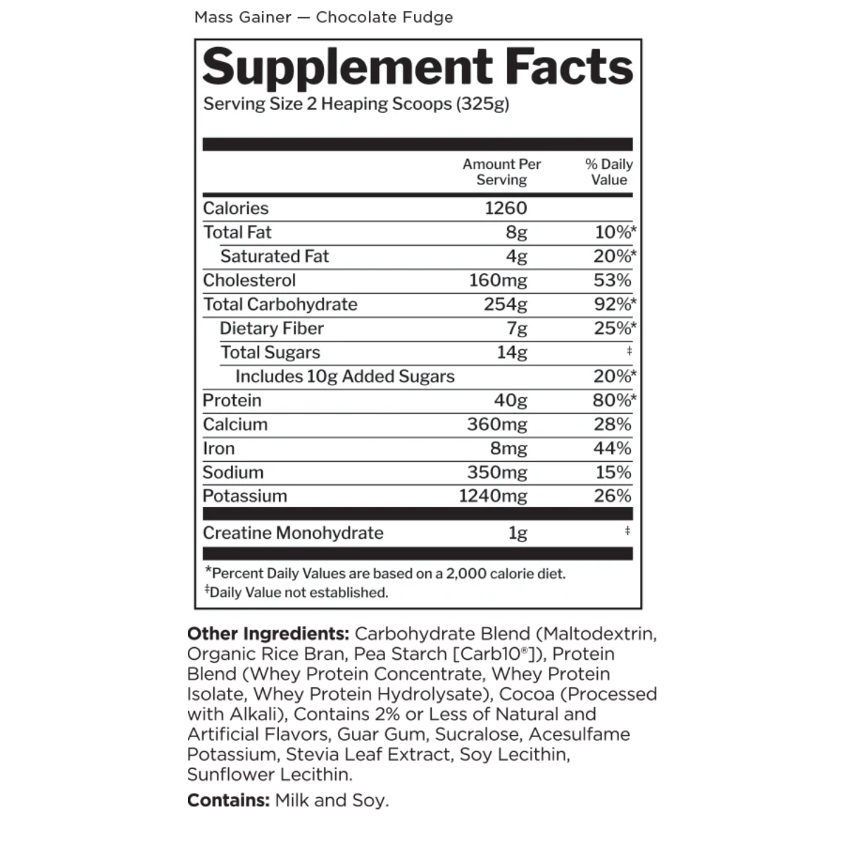 MassGainer NutritionPanels Chocolate 1 webp