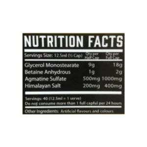 Swole Sauce Ingredients webp