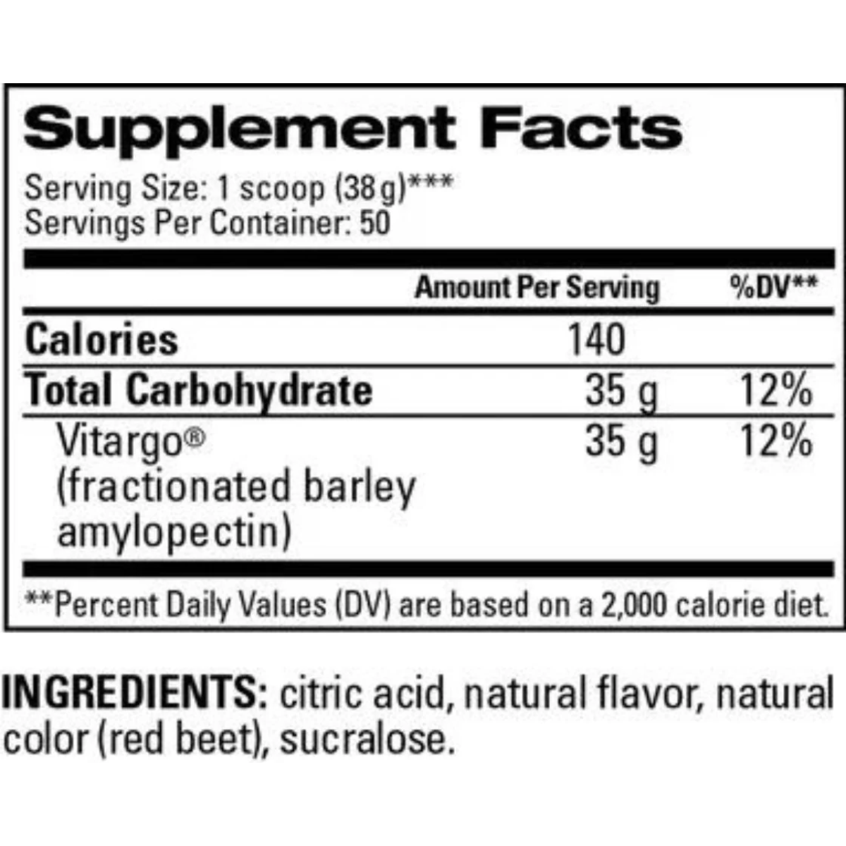 Vitargo nutritional panel 1 webp Vitargo nutritional panel 1 webp