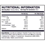 cyborg sports collagen pro 1kg Aussie Raspberry panel webp