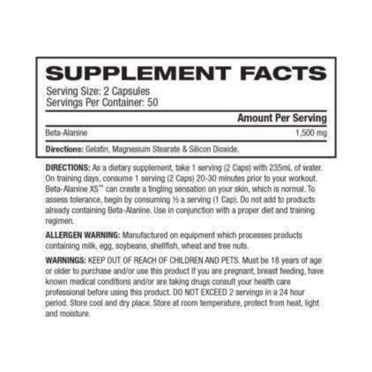 ronnie coleman beta alanine 100 caps beta alanine 12822622896195 1597031380779 webp