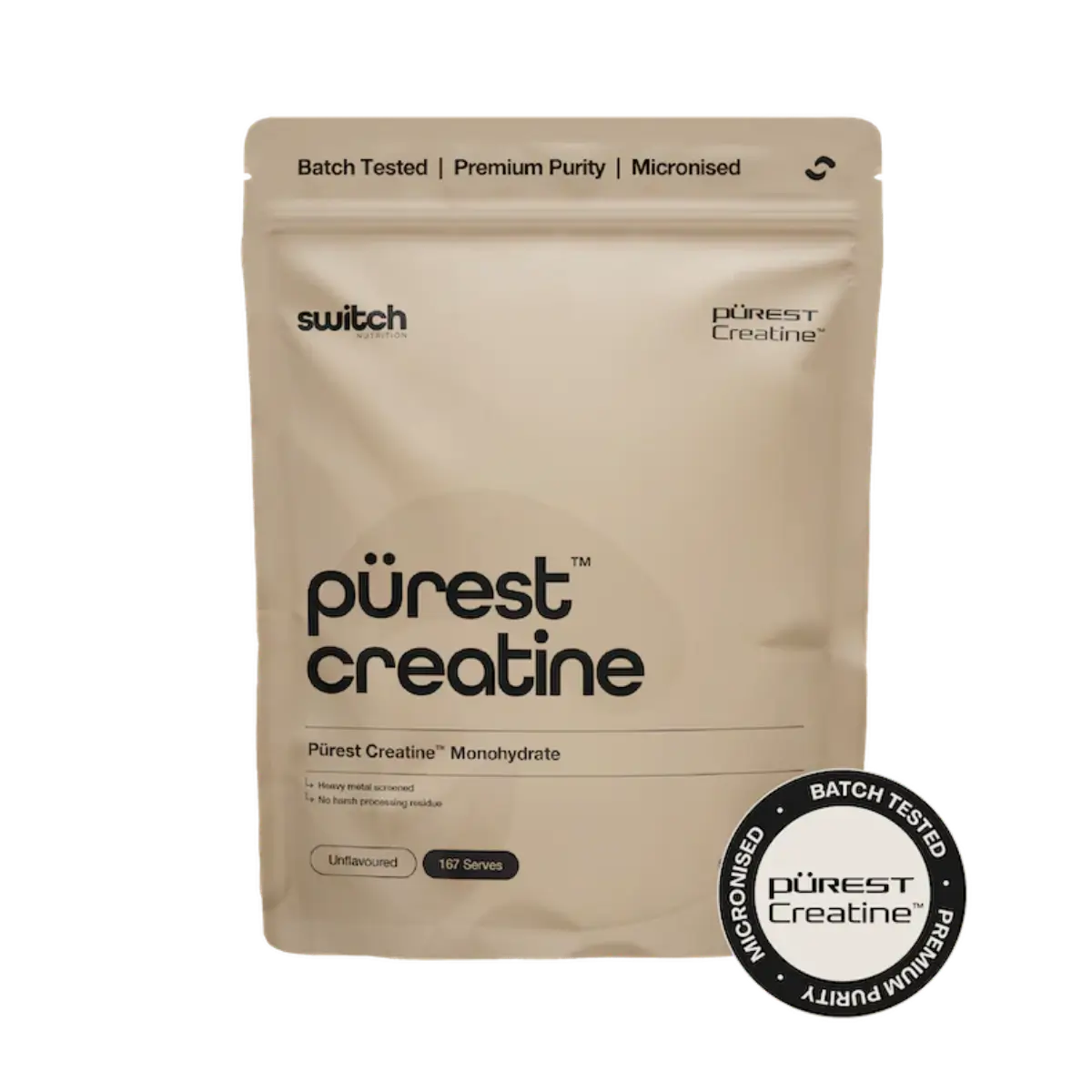 Purest Creatine Monohydrate By Switch Nutrition