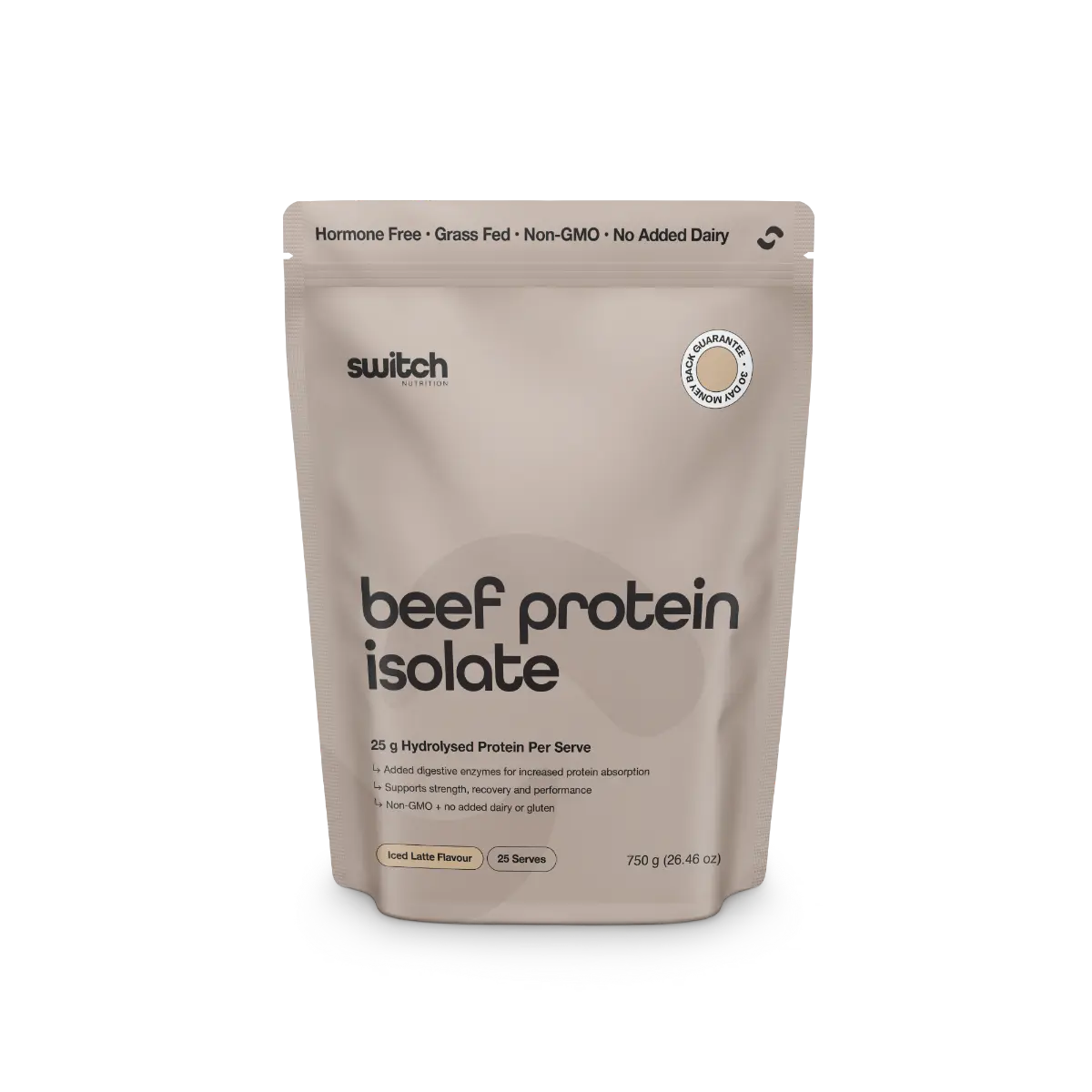 SN Beef Protein Isolate Iced Latte Powder 25 V1 FRONT webp SN Beef Protein Isolate Iced Latte Powder 25 V1 FRONT webp